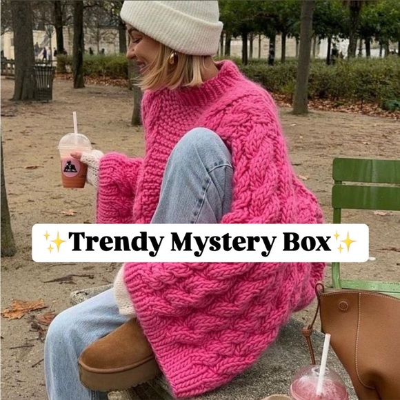 5 Piece trendy neutral fashion MYSTERY BOX ✨ - Picture 1 of 7